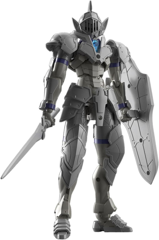 Bandai's new figure-kit series, "30MF (30 Minutes Fantasy)," debuts with the Liber Knight! This new lineup allows you to create your own fantasy-based figures and characters! The starter set includes armor and armed parts in addition to the base "silhouette" (elementary body). The "silhouette" is fully posable like a human body; movable axes are provided on the head and neck for natural flexibility. The new structure of the shoulder joint keeps the body line intact, even in bold poses. The movable parts of