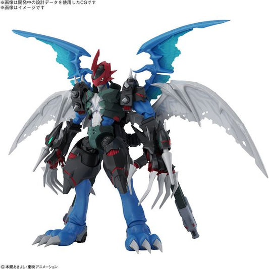 PRE-ORDER: Expected to ship in October 2024

Paildramon from "Digimon Adventure 02" appears in a new "Figure-rise Standard Amplified" model kit from Bandai, with simplified proportions! Gloss injection is used for the black parts to pursue the contrast between biological and mechanical; the Desperado Blaster is equipped with a telescoping mechanism. You can also combine them as an Amplified original gimmick. The spikes on the arms of the Amplified original gimmick expresses the injection state with lead wir