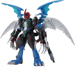 Paildramon from "Digimon Adventure 02" appears in a new "Figure-rise Standard Amplified" model kit from Bandai, with simplified proportions! Gloss injection is used for the black parts to pursue the contrast between biological and mechanical; the Desperado Blaster is equipped with a telescoping mechanism. You can also combine them as an Amplified original gimmick. The spikes on the arms of the Amplified original gimmick expresses the injection state with lead wires. The wings mounted to its back are made of