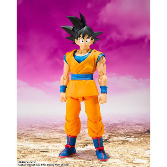 PRE-ORDER: Expected to ship in May of 2025

Based on the character design from "Dragon Ball Daima", this S.H.Figuarts figure has been redesigned with a completely new design! [Set Contents] Main body, 3 types of interchangeable wrist parts (left and right), 3 types of interchangeable facial parts, Interchangeable head parts, Interchangeable gi parts