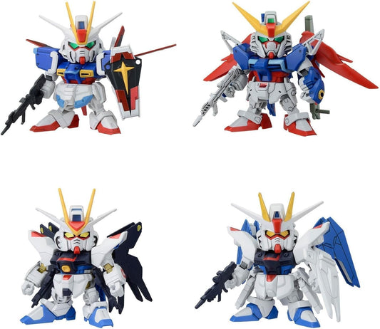 Bandai SEED Senshi BB C.E. Battles of Destiny Gundam Set SD Model Kit