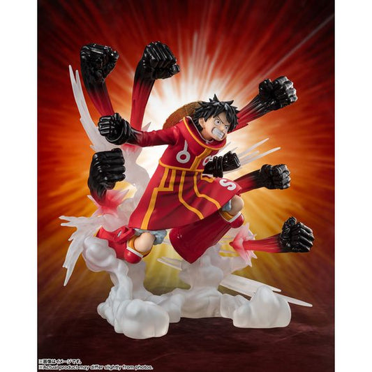 Bandai One Piece FiguartsZERO [Extra Battle] Monkey D Luffy -Gum-Gum Hawk Gatling- Figure