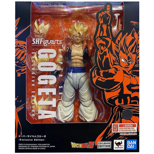 Unleash unstoppable fusion power with the S.H.Figuarts Super Saiyan Gogeta – Exclusive Edition from Dragon Ball Z: Fusion Reborn!

This premium release brings Gogeta to life in his iconic Super Saiyan form, featuring anime-accurate sculpting and updated proportions with newly modeled head and pants parts for improved screen accuracy.

Released as a New York Comic Con 2025 exclusive, this figure is a must-have for collectors, combining high-end articulation with display-ready accessories. Multiple interchang