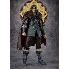 From the film "The Lord of the Rings: The War of the Rohirrim", Wulf, who is the childhood friend and nemesis of the main character Hera, is available in S.H.Figuarts!

You can recreate the action and awe-inspiring battle scenes in the film with distinctive weapons and multiple facial expression parts. A cloak part that accentuates his muscular physique is included as well.

[Set Contents]

Main body
Exchangeable hand left/right x 3 types
Exchangeable expression parts x 2 types
Long sword
Long sword (with s