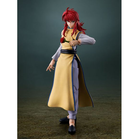 PRE-ORDER: Expected to ship in June of 2026

Kurama makes his S.H.Figuarts debut, appearing in his outfit from the battle against Team Toguro in the Dark Tournament Saga. The figure is sculpted to capture his elegant standing poses, and includes his "Rose Whip" as an optional part to recreate dynamic battle scenes.