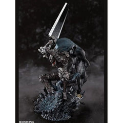 PRE-ORDER: Expected to ship in March of 2026

Ryu Oyama, a sculptor who specializes in designing creatures, has sculpted Guts from the Battle of the Sea God in a spectacular form. The highlights are the partially plated large sword "Dragon Slayer" and the impressively detailed tentacles of the Sea God. E15[Set Contents] Main body (including pedestal), Collection sheet, Display support parts