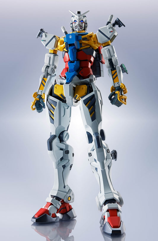 PRE-ORDER: Expected to ship in late November 2025

White Gundam, appearing impressively in "Mobile Suit Gundam GQuuuuuuX -Beginning-", is now available from Metal Robot Spirits series in Earth Federation color just after its capture! Experience the impact of Tricolor Gundam piloted by Char through the fully-assembled figures! [Set Contents] Main body, Exchangeable hand left/right x 3 types, Beam Rifle, Gundam Shield, Hyper Bazooka, Beam Saber blade x 2, Exchangeable Gundam Shield grip parts, Weapon mount pa