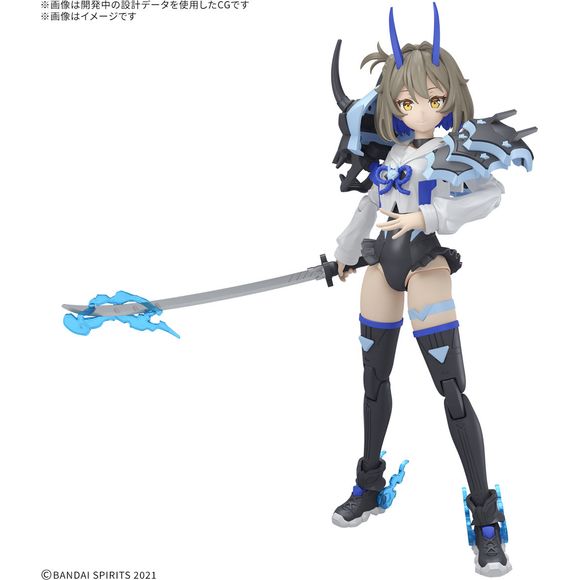 Pre-Order: Item Expected to Release March 2025

SIS-N00 Sourei (Color B) is the newest member of Bandai's "30 Minutes Sisters (30MS) action-figure model-kit series! She comes with three interchangeable tampo-printed faces (normal, embarrassed, and screaming), and armor parts.