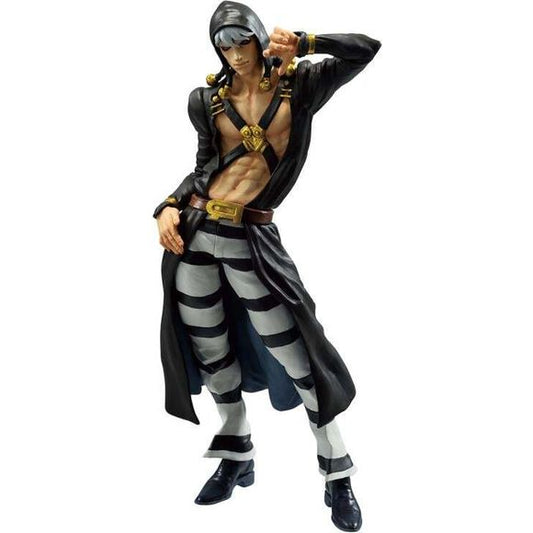 Bandai Spirits Ichibansho is proud to announce their newest release, Risotto Nero (Hitman Team)! Standing at over 10 inches tall, Nero is seen in a popular pose. Be sure to collect this and enhance your display with other incredible Ichibansho figures!