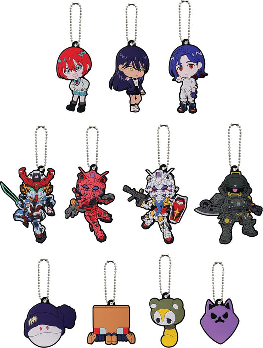 Bandai Spirits Ichibansho is proud to announce their newest release Gundam GQuuuuuuX Rubber Charm (1 Random)!

Standing at approximately 2.5" tall each, many characters are seen in their popular pose. Be sure to collect this and enhance your display with other incredible Ichibansho Figures!