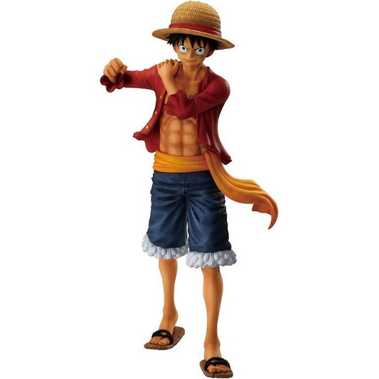 Standing at approximately 9.4" tall, Luffy is seen in their popular pose. Masterlise Figures are Ichibansho's premiere statue line featuring a larger size compared to other figures and high-quality detail. This line is truly a masterpiece for fans to collect! Be sure to collect this and enhance your display with other incredible Ichibansho figures!