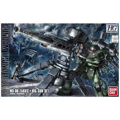 Bandai Hobby Gundam Thunderbolt HGTB MS-06 Zaku II + Big Gun Set  HG 1/144 Model Kit