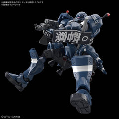 (PRE-ORDER: May 2025) Bandai Hobby GQuuuuuuX Police Zaku HG 1/144 Scale Model Kit