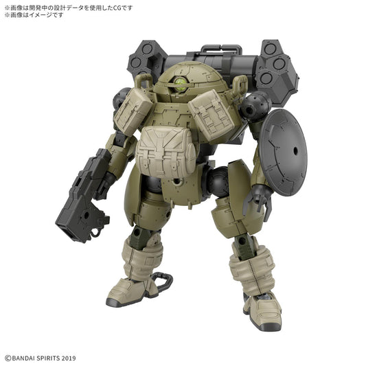 PRE-ORDER: Expected to ship in May 2025

Bandai adds the Roundnova, which excels at planetary exploration, to the "30MM (30 Minutes Missions)" model-kit series! Interchangeable hand parts with distinctive shapes for holding weapons are included, as are open hands; bag parts that can be attached to the chest and other areas are included too.