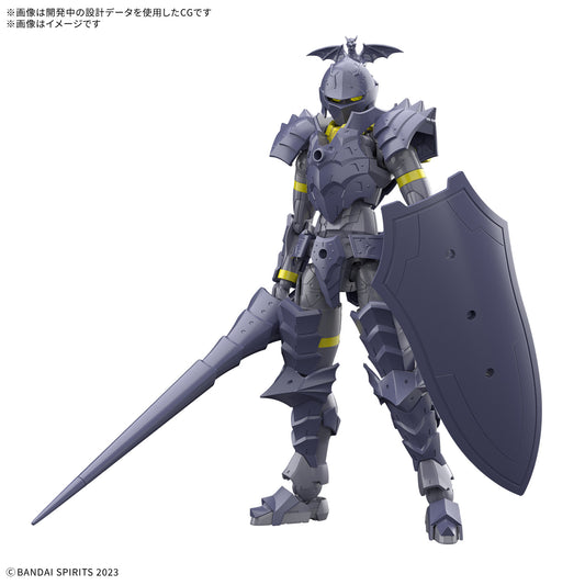 PRE-ORDER: Expected to ship in May 2025

Bandai's "30MF (30 Minutes Fantasy)" figure-kit series allows you to create your own fantasy-based figures and characters! The starter set includes armor and armed parts in addition to the base "silhouette" (elementary body). The body included with the Liber Lancer is the same as the 30MF Liber Knight; the "silhouette" is fully posable like a human body, including movable axes on the head and neck that allow natural flexibility.