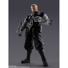PRE-ORDER: Expected to ship in January of 2026

Isao Shinomiya from the anime "Kaiju No. 8" is joining the "S.H.Figuarts" action-figure team from Bandai! He's amazingly posable for action scenes, and he comes with interchangeable hands and faces, too. As a bonus, you'll also receive an interchangeable face for S.H.Figuarts Kaiju No. 8!