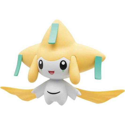 Jirachi is the newest addition to Bandai's "Pokemon Plamo Collection Quick!!" lineup! This model kit has been specially designed so it's easy to assemble, even for beginners, without any tools! The parts division allows for easy assembly and a colorful finish; the parts can be easily removed from the runners without tools. Stickers are provided for his eyes. You'll love him -- order yours today!
