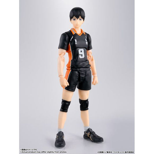 PRE-ORDER: Expected to ship in March of 2026

Tobio Kageyama from the anime "Haikyu!!" is finally available as part of Bandai's "S.H.Figuarts" action-figure lineup! He has an overwhelming range of motion so you can recreate your favorite volleyball action scenes! Interchangeable hands and faces are included, as is a base for airborne poses.