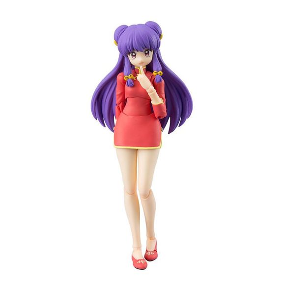 PRE-ORDER: Expected to ship in July of 2026

Shampoo from the globally beloved TV anime Ranma ½ joins S.H.Figuarts!
Sculpted based on the visuals from the new anime, she includes new wrist parts and expression parts, plus the iconic okamochi (lunchbox).
Perfectly recreate Shampoo’s iconic poses!

[Set Contents] Main body, Optional hand parts (L/R x 2, Together x 1), Facial expression parts x 3, Okamachi"