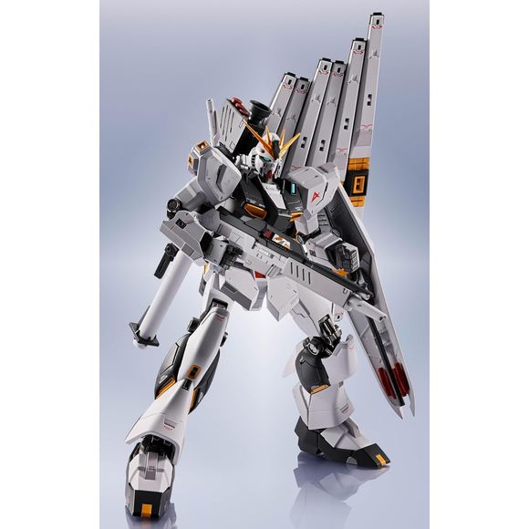 <p>Bring Amuro Ray's legendary final mobile suit to your collection with the <strong>METAL ROBOT Spirits <SIDE MS> ν Gundam</strong> from <strong>Mobile Suit Gundam: Char's Counterattack</strong>!</p>

<p>This premium articulated figure combines detailed sculpting, painted finishes, and die-cast components to give the ν Gundam a substantial feel and impressive display presence. Standing approximately 5.9 inches tall, the figure faithfully recreates the iconic design of Amuro's advanced mobile suit.</p