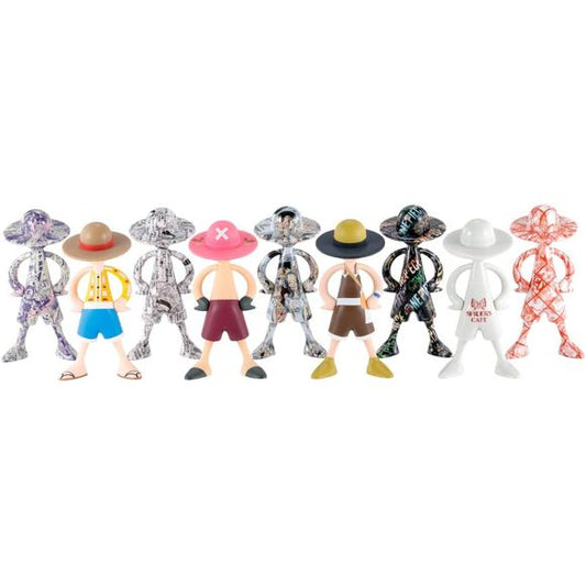 This is for 1 RANDOM figure, you'll have to open it to find out what design is inside! The second volume of the closed box set "LUFFY's Archive of Adventures" is now available! The lineup includes designs based on the original comics, animation, and costumes, as well as the "Archive of Adventures" related to "ONE PIECE"! This second release also includes a NETFLIX series live-action collab design! The size is 1/20 of Luffy's height, with a total height of approximately 3.4".  A memory of "ONE PIECE" is now