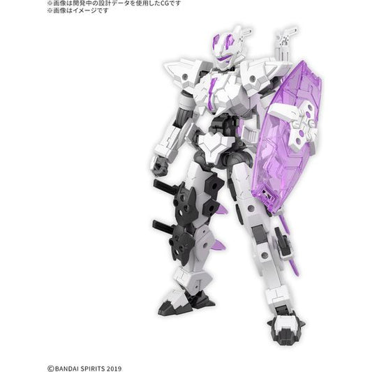 Pre-order expected to ship December 2025: The EXM-X20A Levinix (Type-A), the latest powerful machine specialized for close combat rolled out by the Maxion Army, joins the "30MM (30 Minutes Missions)" series from Bandai!

Various weapons using many clear parts are included.
Weapons include an energy dagger, revolver sword, and energy shield.