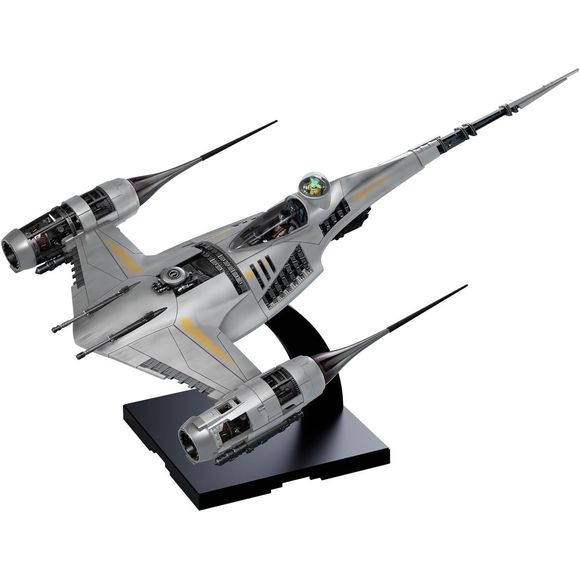 From the live-action Star Wars series The Mandalorian, the iconic N-1 Starfighter makes its appearance! Faithfully capturing intricate details and authentic coloring, this model comes with various cockpit replacement parts, allowing you to display R5-D4 in the pilot seat. Water-slide decals and marking stickers are also included for finishing touches, making it perfect for collectors and Star Wars fans alike. Features of BANDAI SPIRITS MODEL KITS 1. NO GLUE All of the parts can be easily put together withou