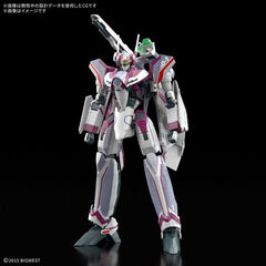 PRE-ORDER: Expected to ship in December 2025

The VF-31C Siegfried piloted by Mirage Farina Jenius in "Macross Delta" gets a "High Grade (HG)" model-kit release from Bandai, combining high quality and ease of assembly with three-stage interchangeable transformation and insert molding!

This kit uses three-stage interchangeable transformation (shortcut change) to simplify the transformation sequence by using some interchangeable parts. This realizes the ease of assembly, wide range of motion, and refined for