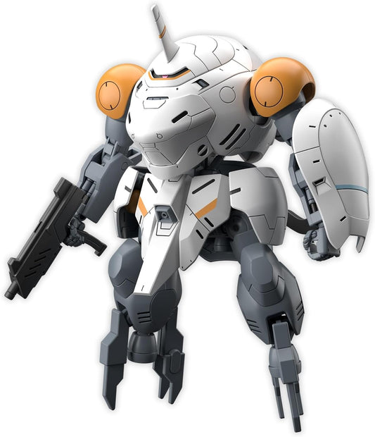 The Monkey Rodi (598 Unit) from "Mobile Suit Gundam: Iron-Blooded Orphans: Urdr Hunt" joins the "HG (High Grade)" model-kit series from Bandai! Replacement parts are included to allow you to recreate the Monkey Crab Rodi mode!

Weapons include a crowbar, submachine gun, shield, and grenades.
The grenade can be attached to the back of the side armor. An interchangeable right hand that can hold a grenade is included.