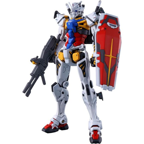 The White Gundam, the Earth Federation's new mobile suit from "Mobile Suit Gundam GQuuuuuuX" is now part of the "High Grade (HG)" model-kit series from Bandai!

The distinctive coloring around its head and torso, and the design of the sides of the head, which are different from the red Gundam, are accurately reproduced.