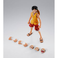 Bandai Tamashii Nations One Piece S.H.Figuarts Monkey D. Luffy -Summit War of Marineford- Action Figure