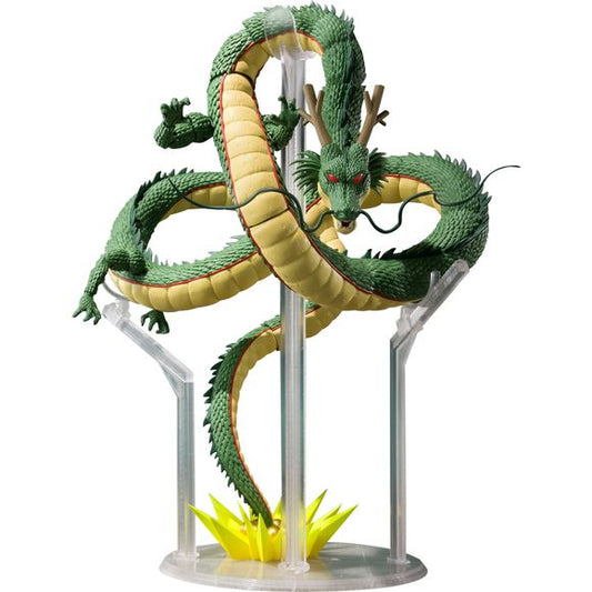 PRE-ORDER: Expected to ship in February of 2026

The symbol of the Dragon Ball universe joins the S.H.Figuarts series! This beautiful, articulated action figure extends some 280mm long and perfectly captures SHENRON's details, from the whiskers down to dramatic undulating poses. [Set Contents] Main body, Dragon Ball effect, Stand
