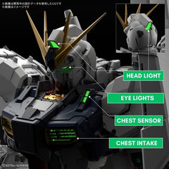 (PRE-ORDER: March 2026) Bandai PG Unleashed LED Unit for Char's Counterattack Nu Gundam 1/60 Scale Model Kit