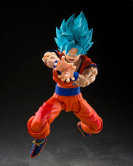 Bandai Tamashii Nations Dragon Ball S.H.Figuarts Super Saiyan God Super Saiyan Son Goku Blue Power Transcending Limits