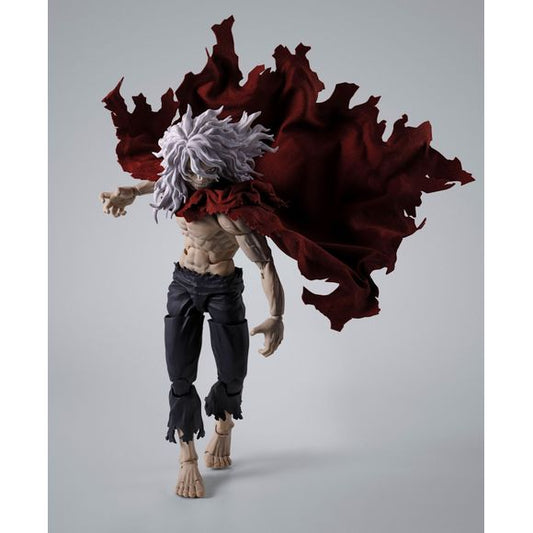 PRE-ORDER: Expected to ship in June of 2026

Tomura Shigaraki from the TV anime "My Hero Academia" joins the "S.H.Figuarts" action-figure lineup from Bandai! The meticulous sculpt and articulation mechanisms, based on his appearance in the anime, and he wears a fabric cloak with a wire in the hem for dramatic windblown poses! Interchangeable faces and hands are included, too. Order this memorable villain for your own collection today!