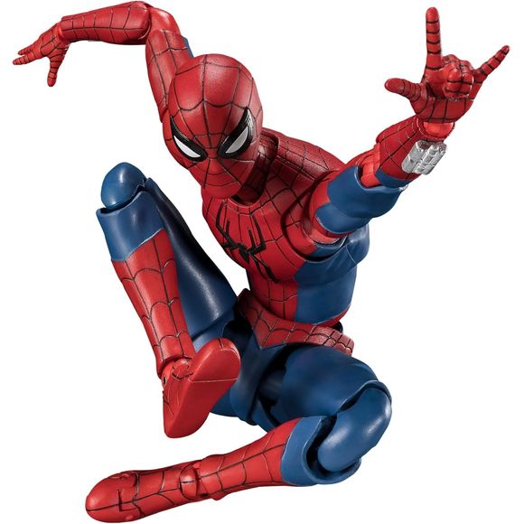 Maybe that's my responsibility, to live alone with the truth.

Swinging in once more to star in the S.H.Figuarts line is none other than everyone's favorite webbed superhero, Spider-Man! Inspired by Tom Holland's portrayal in the smash hit film Spider-Man: Brand New Day, this solitary hero must summon every ounce of his courage and cunning if he thinks he can overcome the new dangers that surround him....and the strange new mutations that are ravaging him from within.

Designed with S.H.Figuart's trademark