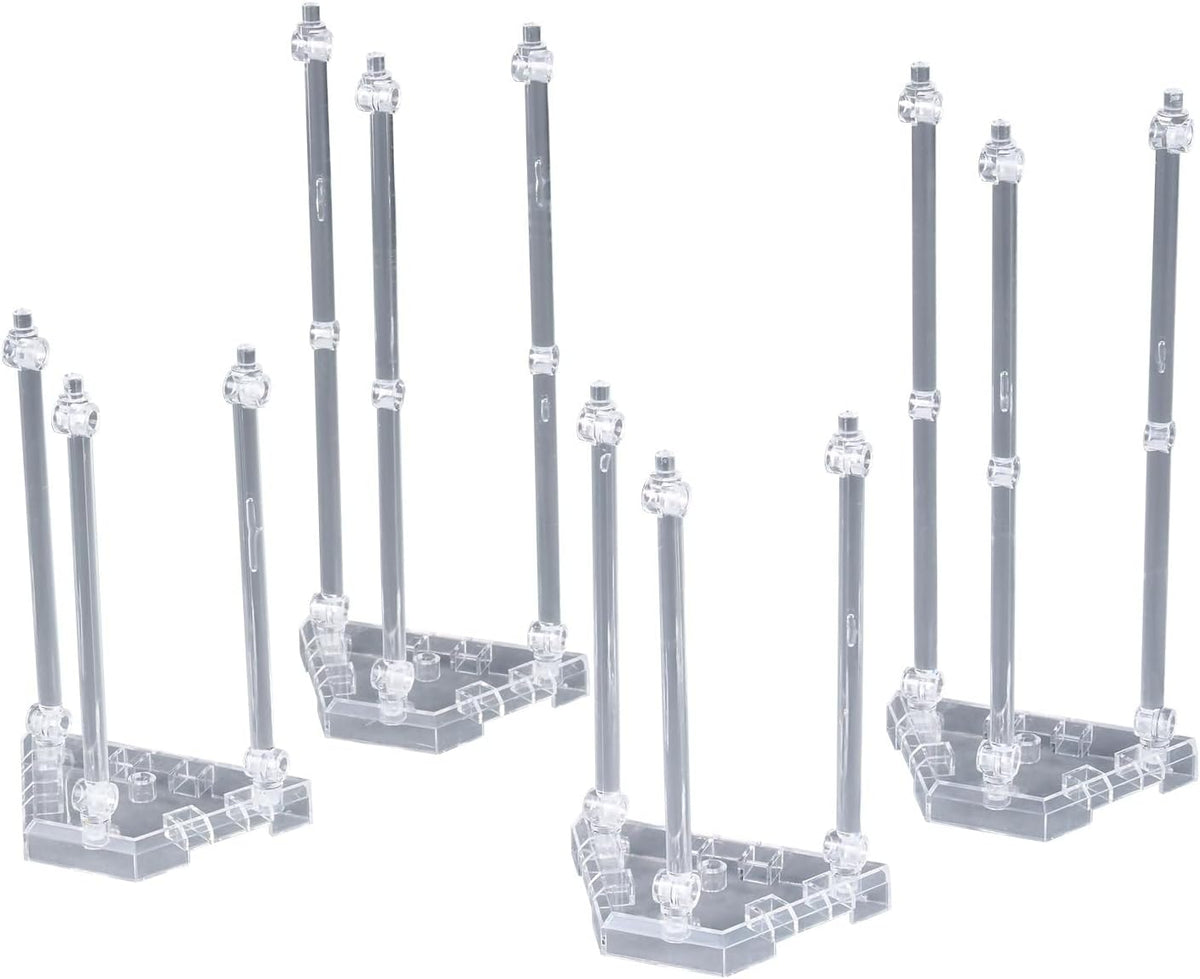 Introducing the "Weapon Display Base" that expands the range of "fun to display" after assembly! All parts are made of clear plastic and includes 4 bases and 12 support posts. Joint parts are also included that can be connected to the separately sold action base. By using it in combination with the separately sold action base, you can create a realistic display!

Includes:

4 Pedestals
6 Arms (short)
6 Arms (long)
Joint parts set