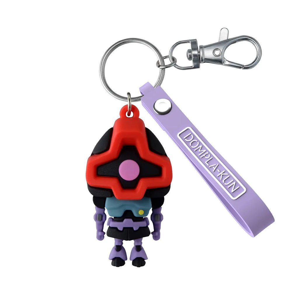 Bandai brings us a fun 3D mascot keychain featuring Dompla-kun, the character who conveys the fun of Gunpla! A rubber charm with the character's name Dom is included.