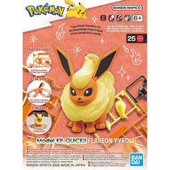 Bandai Hobby Pokemon QUICK!! 25 Flareon Plastic Figure Model Kit