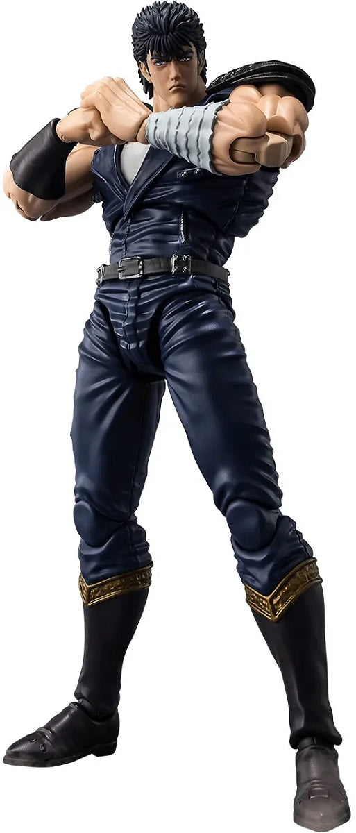 PRE-ORDER: Expected to ship in December of 2026.

Kenshiro from "Fist of the North Star" joins Bandai's "S.H.Figuarts" lineup! This figure features an entirely new sculpt based on the character designs from the latest anime adaptation!  By incorporating the cutting-edge articulation technology cultivated throughout the "S.H.Figuarts" series, you can stylishly recreate Kenshiro's signature action poses; in particular, the shoulders feature the Dynamic-Movable Shoulder System for combat stances, punches, and