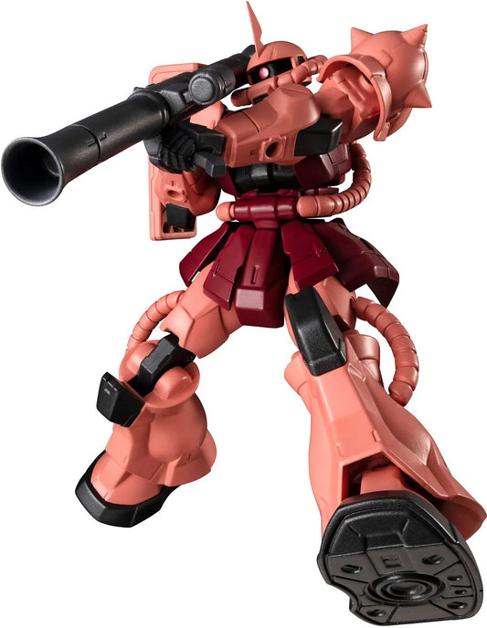 <p><strong>PRE-ORDER: Expected to ship in November of 2026</strong></p>

<p>From "Mobile Suit Gundam", 'Char’s Zaku II' joins GUNDAM UNIVERSE as a renewed version! From GUNDAM UNIVERSE, 'Char’s ZakuII' —active in "Mobile Suit Gundam" — returns as a renewed release. Adopting the UNIVERSAL REACTION FRAME, it pursues the optimal range of motion and playability for screen-accurate scene recreation. The distinctive design is faithfully reproduced, achieving both ease of handling and stylish looks. The head featu