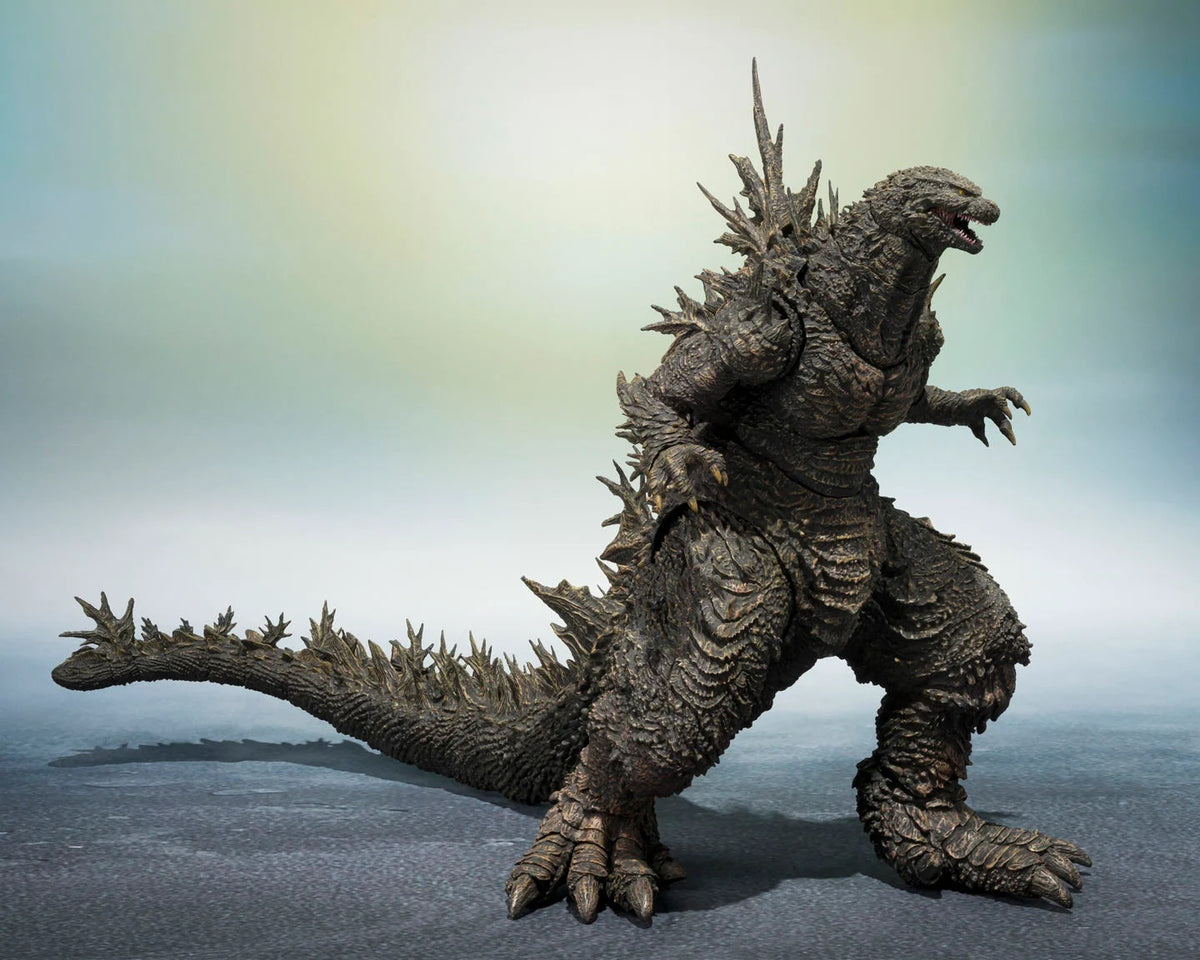 PRE-ORDER: Expected to ship in December of 2026.

GODZILLA [2026] from the film GODZILLA MINUS ZERO joins S.H.MonsterArts! Based on the 3D data used in the film, it is brought to life just as it appears on-screen! Godzilla features premium articulation to create his various iconic poses from the film, while capturing the memorable details of the Kaiju with a highly detailed sculpt. Don't miss out on adding this figure to your Godzilla collection! 6.3 inches tall (16cm).