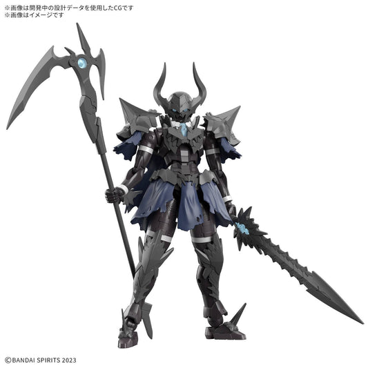 PRE-ORDER: Expected to ship in May 2026

Bandai introduces the Nekros Knight into their "30MF (30 Minutes Fantasy)" model-kit lineup, where you can create your own fantasy job! The Nekros Knight is a Class III death knight who wields a giant scythe that holds the power of a sinister curse. This starter set includes the "Silhouette" (base body), as well as armor and weapon parts.

The included Silhouette has the same form as the separately sold 30MF Liber Knight.
The Silhouette is capable of flexible, human-