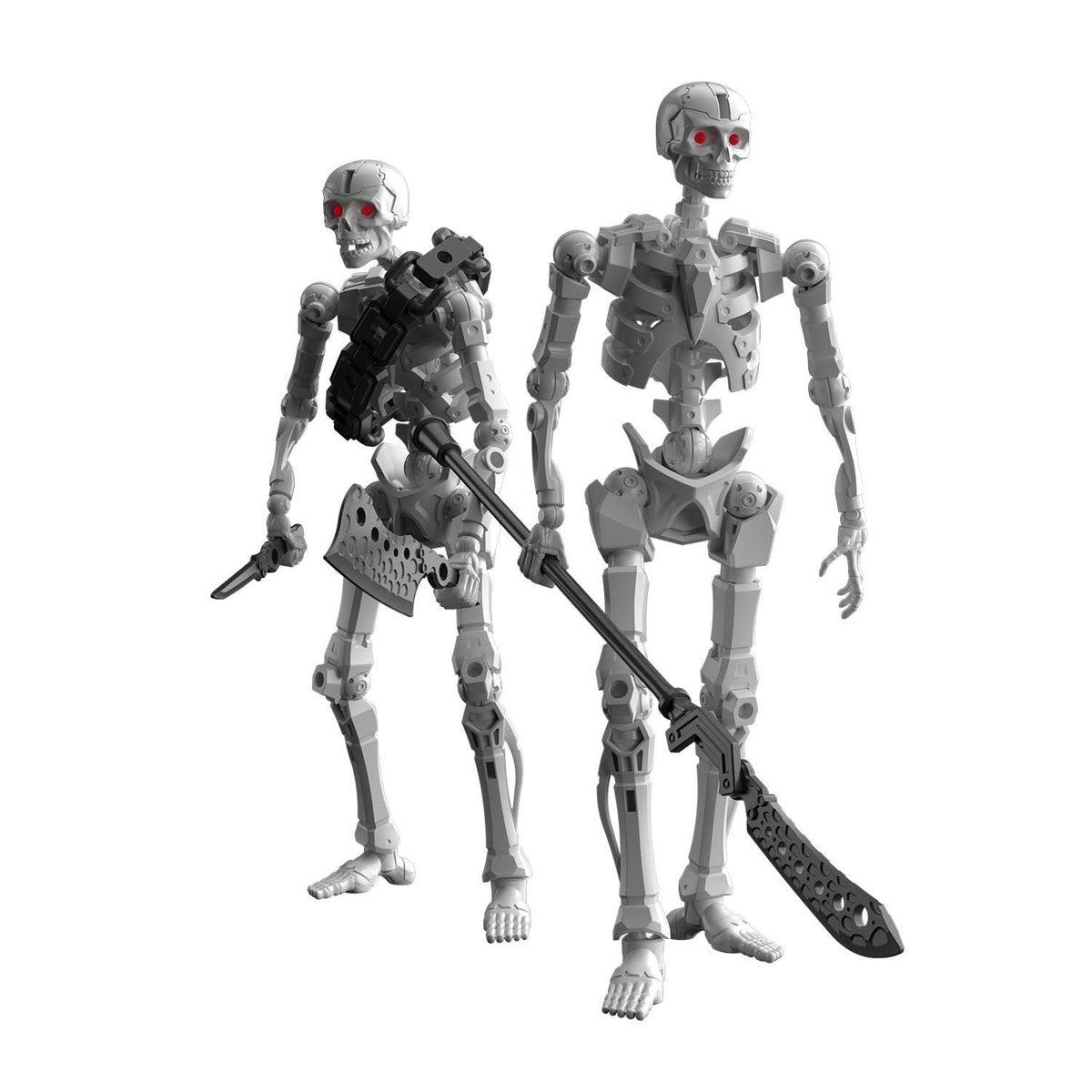Bandai introduces the Dlroskeleton into their "30MF (30 Minutes Fantasy)" model-kit lineup, where you can create your own fantasy job! This set includes a pair of the bony warriors!