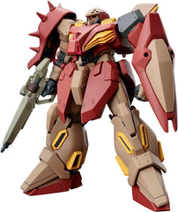 The Messer M01 type (Gawman's unit), as seen in "Mobile Suit Gundam Hathaway: The Sorcery of Nymph Circe," is now available from Bandai as a newly sculpted model kit! A special left shoulder part to recreate Gawman's unit is included; the front and rear skirts are reproduced with a stress-free structure that ensures a wide range of motion without the parts coming off. The elbow and knee joints feature smooth movement too!

[Includes]:

Beam saber (x2)
Long beam rifle
Spike shoulder armor
Small shield
Sticke