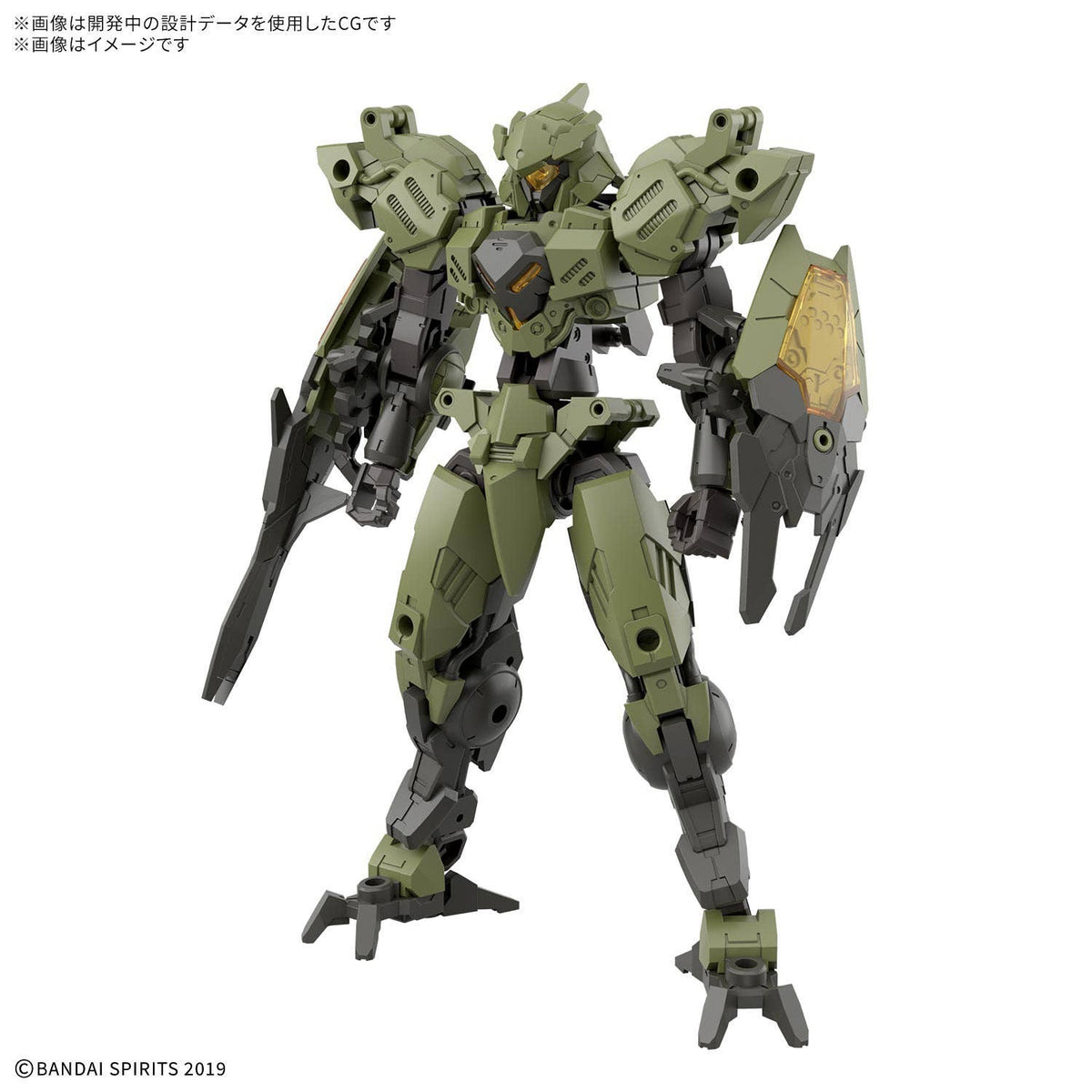 Pre-order expected to ship July 2026: 

The Byron Army rolls out the Novalv, a new mass-produced mech focused on functionality and expandability! It's the newest entry in Bandai's "30MM (30 Minutes Missions)" lineup, recommended as a starter model kit for beginners!

The series' flagship rival mech, the Portanova, has been replaced by the Novalv, which stands in the way of the Iglite.