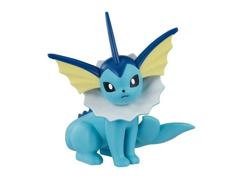 Vaporeon joins the "Pokemon Plamo Collection Quick!!" model-kit lineup from Bandai, which requires no tools and is easy to assemble even for beginners!