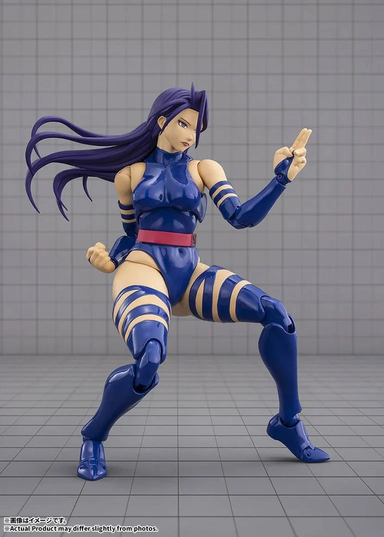 PRE-ORDER: Expected to ship in December of 2026.

'Psylocke' joins the S.H.Figuarts GAMERVERSE series! 

In addition to a psychic knife effect part, a variety of butterfly-shaped effect parts are included. It supports a wide range of action poses, letting you recreate numerous scenes true to Psylocke as she appears in the game. An interchangeable shouting face part is also included to enhance action poses, Don't miss out on adding this impressive figure to your Marvel collection! Stands 5.9 inches (15cm) ta
