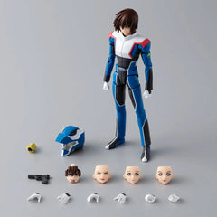 PRE-ORDER: Expected to ship in January 2027.

Kira Yamato (Orb Union Pilot Suit Ver.) joins S.H.Figuarts with an all-new sculpt. Kira Yamato (Orb Union Pilot Suit Ver.) arrives in S.H.Figuarts with a completely new sculpt. Compared with the COMPASS Pilot Suit Ver., the articulation has been improved, allowing for an even wider range of poses. It also includes facial expressions and parts for recreating scenes from the final episode’s battle against Durandal. With newly added interchangeable face parts not i