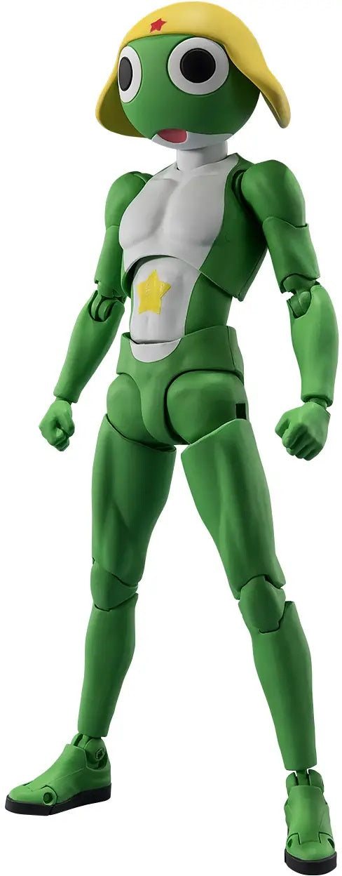 <p><strong>PRE-ORDER: Expected to ship in March 2027.</strong></p>
<p>From <em>Sergeant Frog</em> comes Keroro and the Pekoponian Suit as a fun S.H.Figuarts set from Bandai Tamashii Nations!</p>
<p>Keroro features articulated arms and legs for a variety of poses. By swapping the included head parts, you can also recreate Keroro disguised as a Pekoponian with full-body articulation.</p>
<p>A wide assortment of interchangeable arm, leg, and wrist parts is included along with a display stand for creating humor